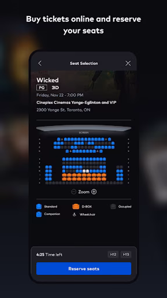 Cineplex Entertainment Screenshot 4 - AppWisp.com Cineplex Entertainment Screenshot 4 - AppWisp.com