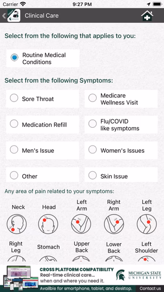 OnlineCare MSU Patient Screenshot 3 - AppWisp.com OnlineCare MSU Patient Screenshot 3 - AppWisp.com