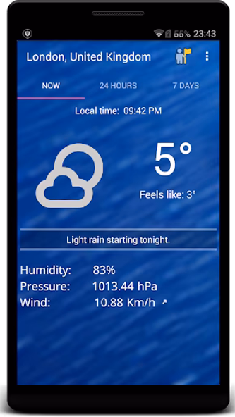 Weekly Weather Forecast Screenshot 1 - AppWisp.com Weekly Weather Forecast Screenshot 1 - AppWisp.com