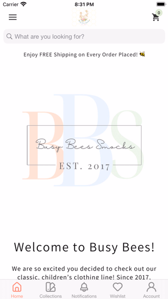 Busy Bees Smocks! LLC Screenshot 1 - AppWisp.com Busy Bees Smocks! LLC Screenshot 1 - AppWisp.com