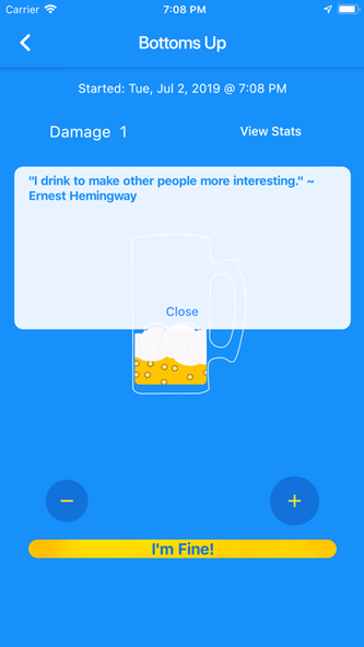 Drink Counter and Stats Screenshot 2 - AppWisp.com