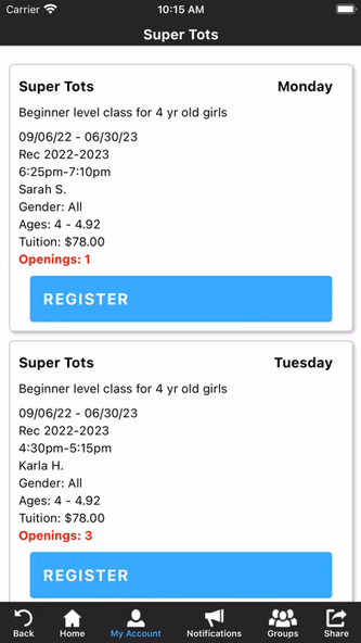 Capital City Flips Gymnastics Screenshot 3 - AppWisp.com Capital City Flips Gymnastics Screenshot 3 - AppWisp.com
