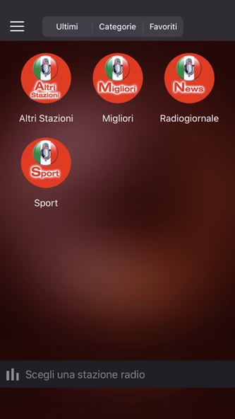Radio Italiane - Listen Radio Screenshot 2 - AppWisp.com Radio Italiane - Listen Radio Screenshot 2 - AppWisp.com