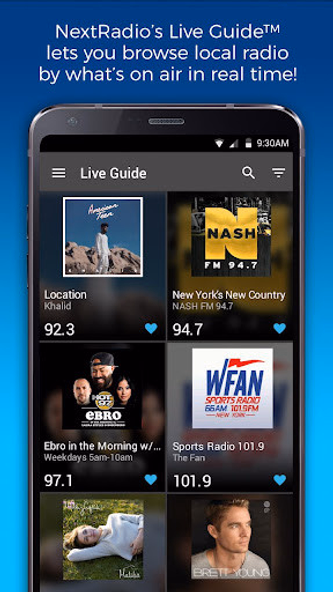 NextRadio Free Live FM Radio Screenshot 1 - AppWisp.com NextRadio Free Live FM Radio Screenshot 1 - AppWisp.com