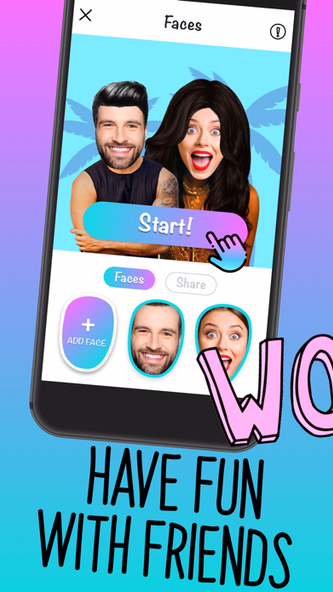 Faces - video, gif for texting Screenshot 4 - AppWisp.com Faces - video, gif for texting Screenshot 4 - AppWisp.com