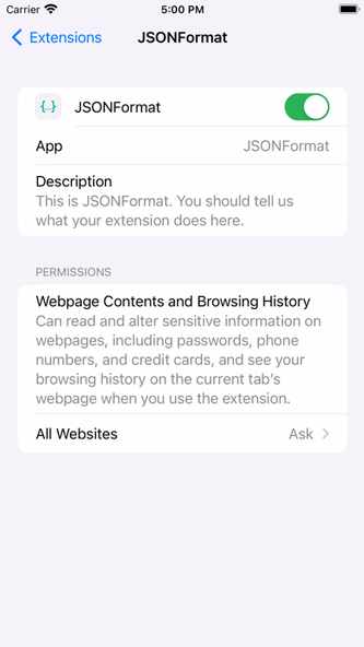 JSON格式化 Screenshot 3 - AppWisp.com JSON格式化 Screenshot 3 - AppWisp.com