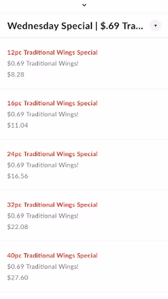 Wings To Go Screenshot 3 - AppWisp.com Wings To Go Screenshot 3 - AppWisp.com