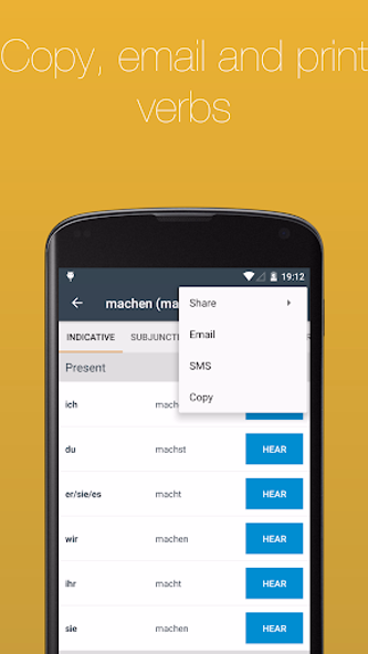 German Verb Conjugator Screenshot 4 - AppWisp.com German Verb Conjugator Screenshot 4 - AppWisp.com