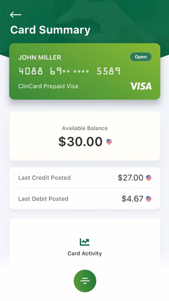 My ClinCard® Screenshot 2 - AppWisp.com My ClinCard® Screenshot 2 - AppWisp.com