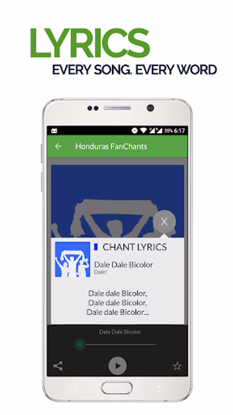 FanChants: Honduras Fans Songs Screenshot 3 - AppWisp.com FanChants: Honduras Fans Songs Screenshot 3 - AppWisp.com
