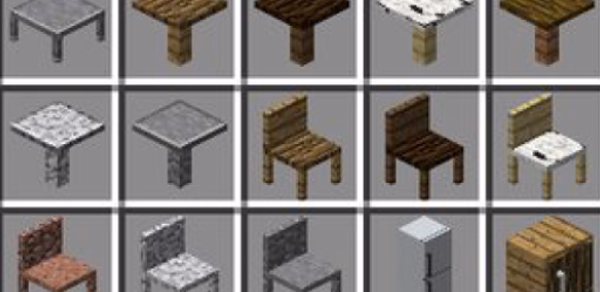 Furniture mod for Minecraft PE Header - AppWisp.com Furniture mod for Minecraft PE Header - AppWisp.com