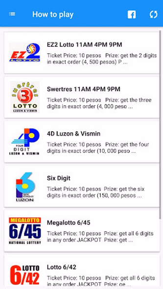 PCSO Lotto Results - EZ2 & SW Screenshot 3 - AppWisp.com PCSO Lotto Results - EZ2 & SW Screenshot 3 - AppWisp.com