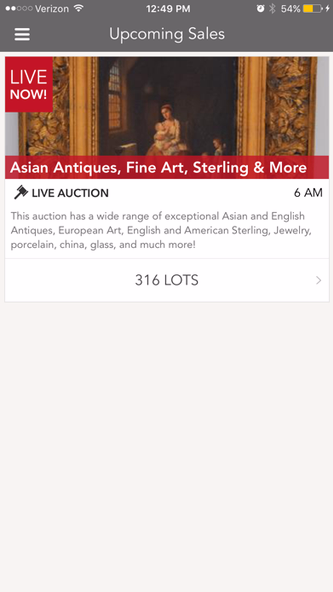 Charleston Auctions Screenshot 1 - AppWisp.com Charleston Auctions Screenshot 1 - AppWisp.com