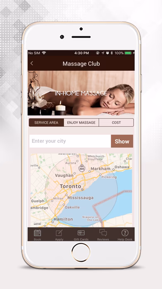 MassageClub Screenshot 3 - AppWisp.com MassageClub Screenshot 3 - AppWisp.com