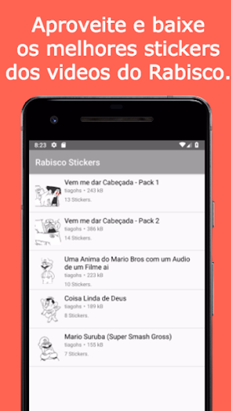 Rabisco Stickers Screenshot 1 - AppWisp.com Rabisco Stickers Screenshot 1 - AppWisp.com
