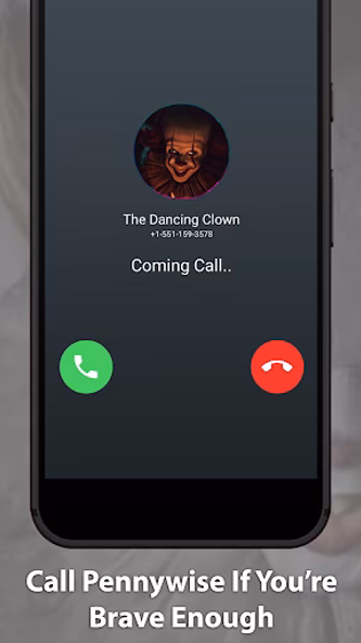 Scary Pennywise Video Call Screenshot 2 - AppWisp.com Scary Pennywise Video Call Screenshot 2 - AppWisp.com