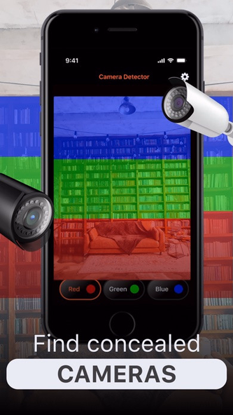 Hidden Camera: Spy Detector + Screenshot 2 - AppWisp.com Hidden Camera: Spy Detector + Screenshot 2 - AppWisp.com