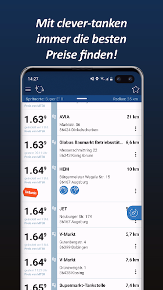 clever-tanken.de Screenshot 1 - AppWisp.com clever-tanken.de Screenshot 1 - AppWisp.com