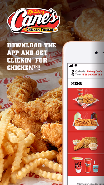 Raising Cane's Chicken Fingers Screenshot 1 - AppWisp.com Raising Cane's Chicken Fingers Screenshot 1 - AppWisp.com