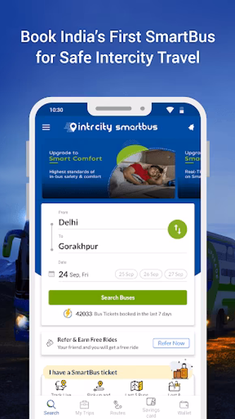 IntrCity: Bus Ticket Booking Screenshot 1 - AppWisp.com IntrCity: Bus Ticket Booking Screenshot 1 - AppWisp.com