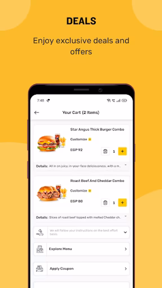 Hardee's Egypt - Order Online Screenshot 4 - AppWisp.com Hardee's Egypt - Order Online Screenshot 4 - AppWisp.com