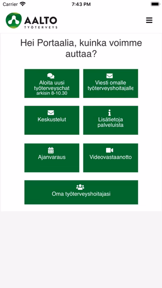 OmaAalto Screenshot 2 - AppWisp.com OmaAalto Screenshot 2 - AppWisp.com