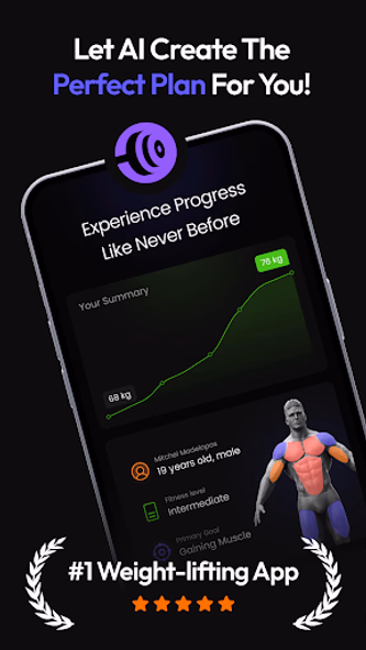 Coachify.AI - Workouts & Diet Screenshot 1 - AppWisp.com Coachify.AI - Workouts & Diet Screenshot 1 - AppWisp.com