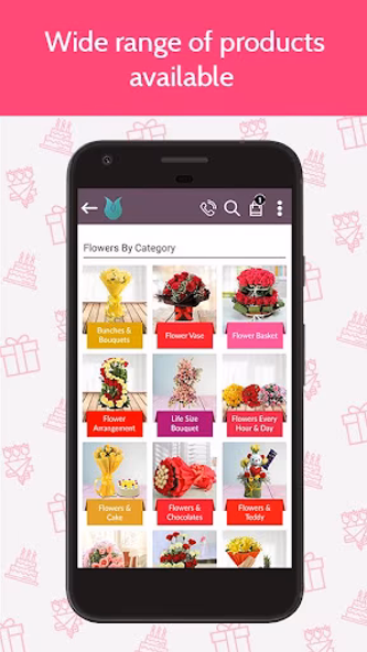 Flowers Cakes Online App Screenshot 2 - AppWisp.com Flowers Cakes Online App Screenshot 2 - AppWisp.com