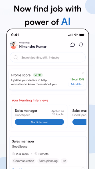 GoodSpace: Job Search and Hire Screenshot 1 - AppWisp.com GoodSpace: Job Search and Hire Screenshot 1 - AppWisp.com