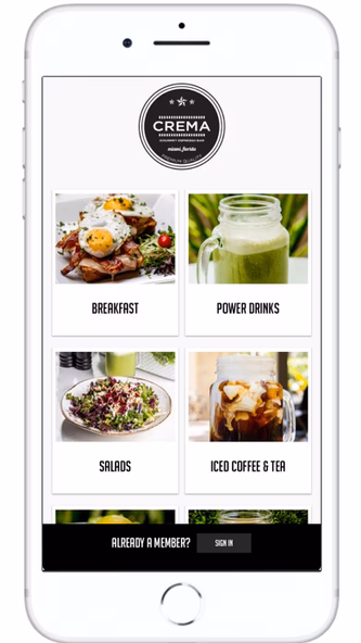 Crema Gourmet Espresso Bar Screenshot 2 - AppWisp.com Crema Gourmet Espresso Bar Screenshot 2 - AppWisp.com
