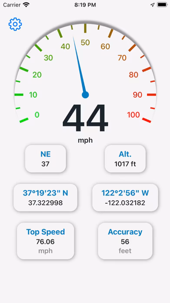 Speedometer - Real Time Screenshot 3 - AppWisp.com Speedometer - Real Time Screenshot 3 - AppWisp.com