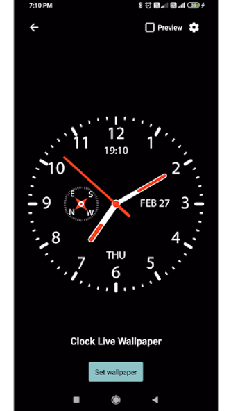 Clock Live Wallpaper Screenshot 1 - AppWisp.com Clock Live Wallpaper Screenshot 1 - AppWisp.com
