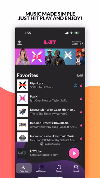 LITT Live Radio Screenshot 4 - AppWisp.com LITT Live Radio Screenshot 4 - AppWisp.com