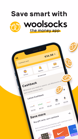 Woolsocks: The money app Screenshot 1 - AppWisp.com Woolsocks: The money app Screenshot 1 - AppWisp.com