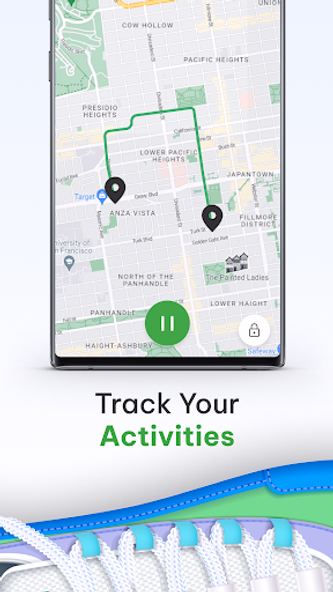 Step Counter & Pedometer & Map Screenshot 3 - AppWisp.com Step Counter & Pedometer & Map Screenshot 3 - AppWisp.com