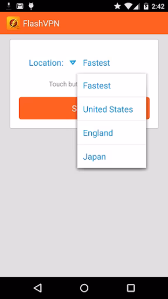 FlashVPN Fast VPN Proxy Screenshot 2 - AppWisp.com FlashVPN Fast VPN Proxy Screenshot 2 - AppWisp.com