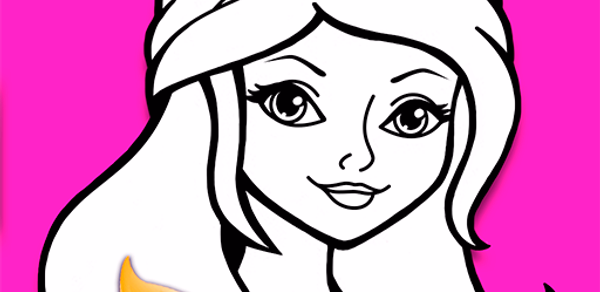 Princess Girls Coloring Book Header - AppWisp.com Princess Girls Coloring Book Header - AppWisp.com