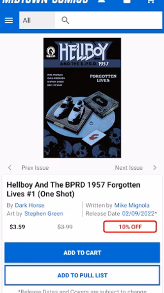 Midtown Comics Screenshot 4 - AppWisp.com Midtown Comics Screenshot 4 - AppWisp.com