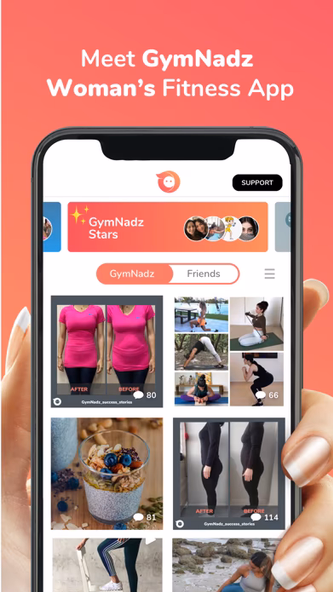 Gymnadz - Women's Fitness App Screenshot 1 - AppWisp.com Gymnadz - Women's Fitness App Screenshot 1 - AppWisp.com