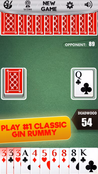 Gin Rummy * The Best Card Game Screenshot 4 - AppWisp.com Gin Rummy * The Best Card Game Screenshot 4 - AppWisp.com