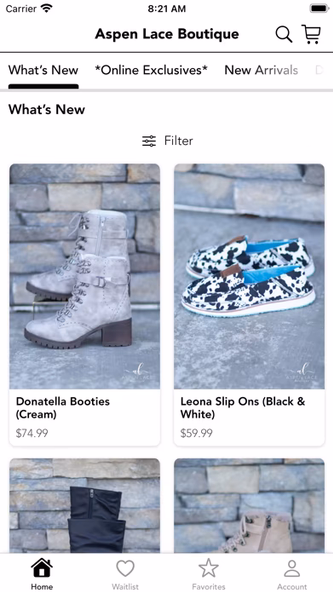 Aspen Lace Boutique Screenshot 2 - AppWisp.com