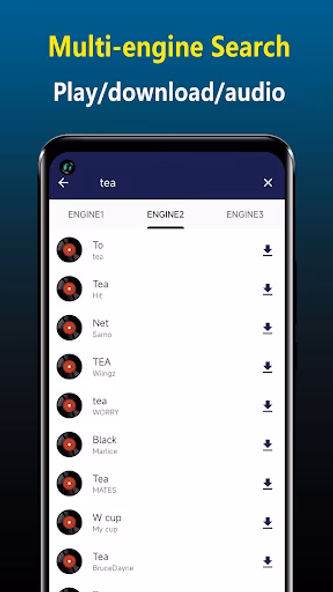 Music Downloader - Mp3 music Screenshot 2 - AppWisp.com Music Downloader - Mp3 music Screenshot 2 - AppWisp.com