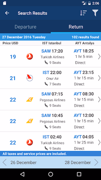 Aerobilet - Flights, Hotels, B Screenshot 2 - AppWisp.com Aerobilet - Flights, Hotels, B Screenshot 2 - AppWisp.com