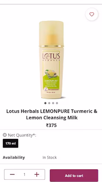 Lotus Herbals:Beauty Shopping Screenshot 4 - AppWisp.com Lotus Herbals:Beauty Shopping Screenshot 4 - AppWisp.com
