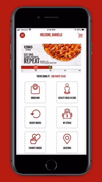 Uno Pizzeria and Grill Screenshot 2 - AppWisp.com Uno Pizzeria and Grill Screenshot 2 - AppWisp.com