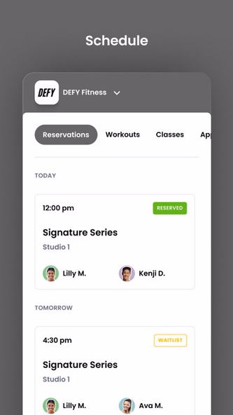 DEFY Fitness KL Screenshot 4 - AppWisp.com DEFY Fitness KL Screenshot 4 - AppWisp.com