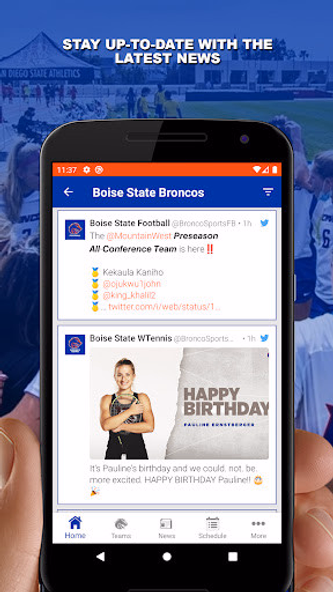 Boise State Broncos Athletics Screenshot 4 - AppWisp.com Boise State Broncos Athletics Screenshot 4 - AppWisp.com