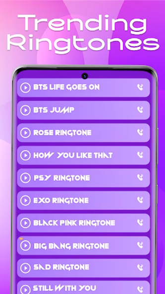 Kpop Ringtones - Kpop Songs Screenshot 1 - AppWisp.com Kpop Ringtones - Kpop Songs Screenshot 1 - AppWisp.com