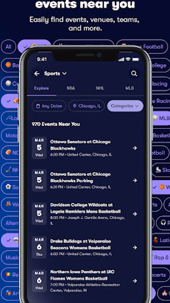 Vivid Seats | Event Tickets Screenshot 4 - AppWisp.com Vivid Seats | Event Tickets Screenshot 4 - AppWisp.com