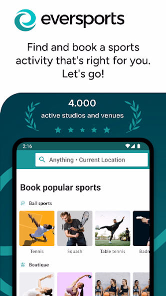 Eversports Screenshot 1 - AppWisp.com Eversports Screenshot 1 - AppWisp.com